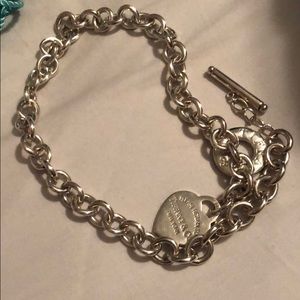 Tiffany & Co heart toggle necklace